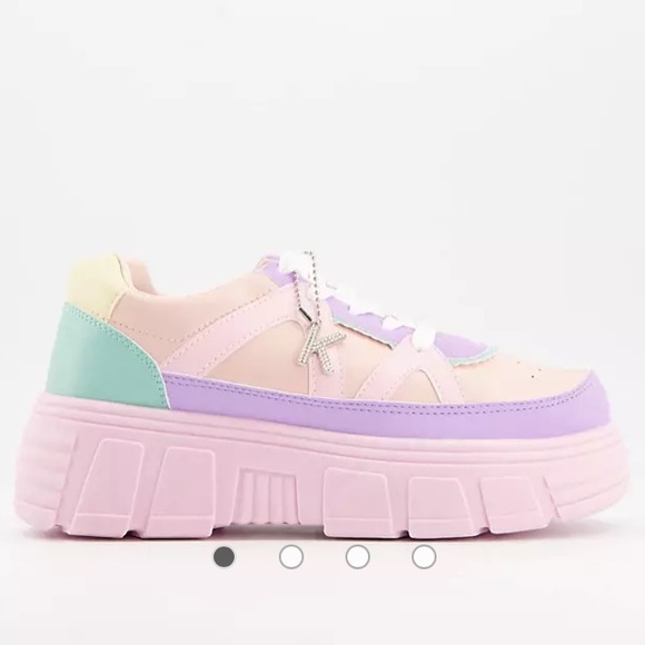 ASOS Shoes - Pastel Vegan Platform Shoes